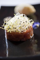 Tartare_di_tonno__sorbetto_al_melone___foto